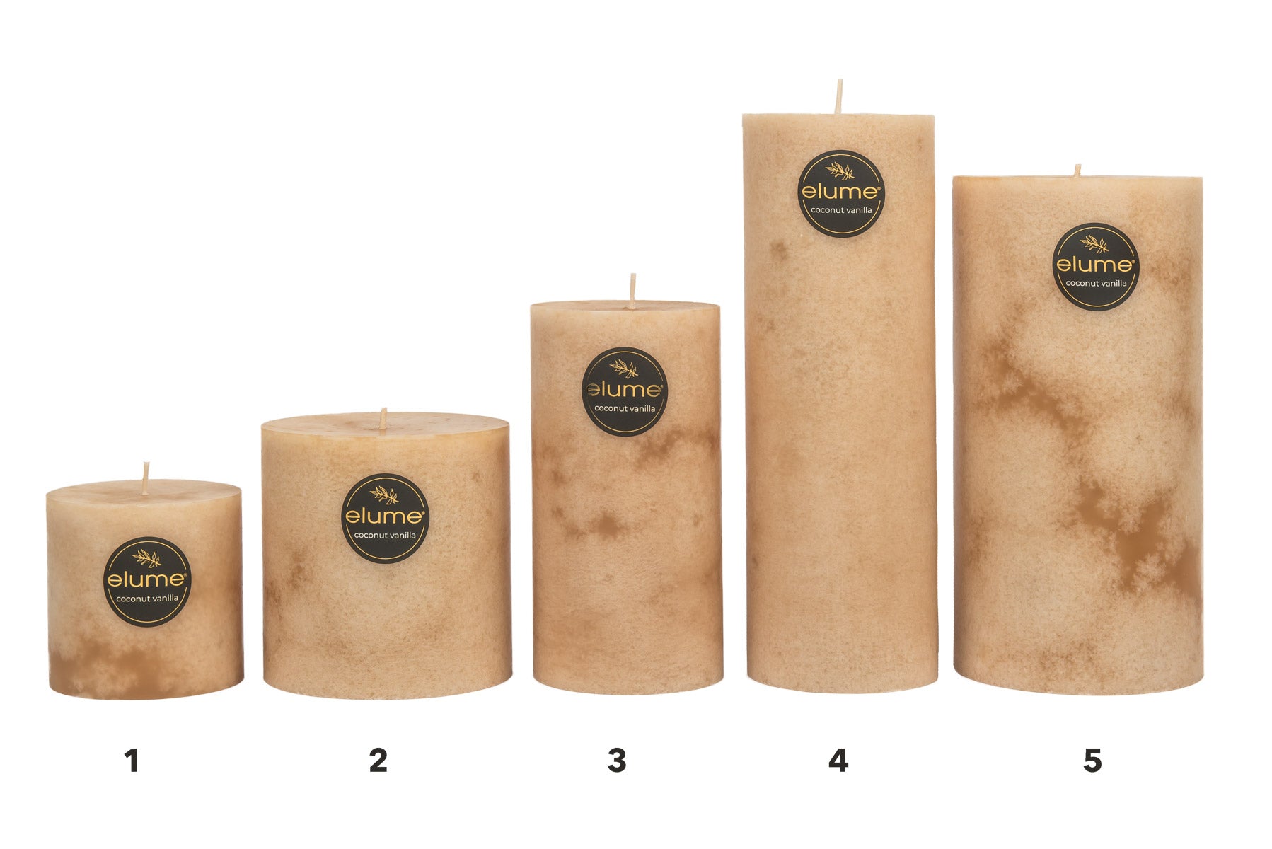 Coconut Vanilla Pillar Candle - Deb's Hidden Treasures