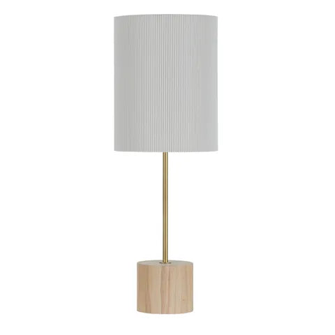 Chandi Wood Table Lamp