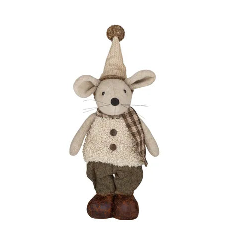 Mouse Boy Christmas Figurine