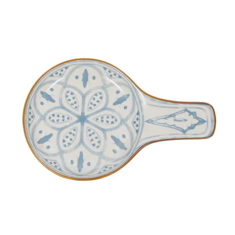 Aleah Ceramic Spoon Rest - Blue