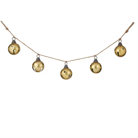 Bell Garland - Gold 5 Piece