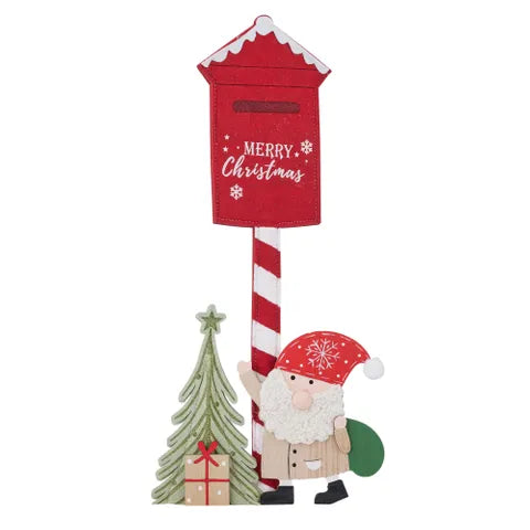 Merry Christmas Letterbox Felt/Wood