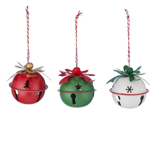 Metallic Christmas Bell Hanger