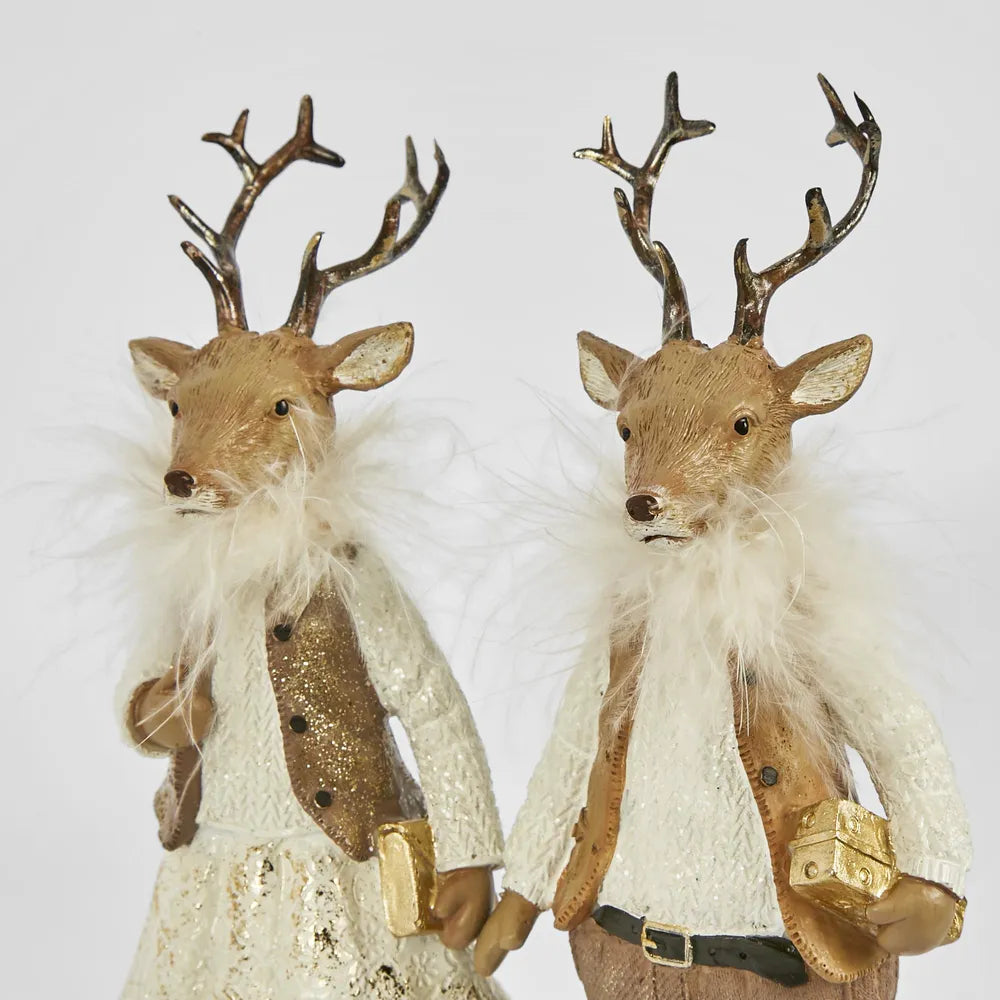 Reg & Jen Christmas Deer - Set of 2