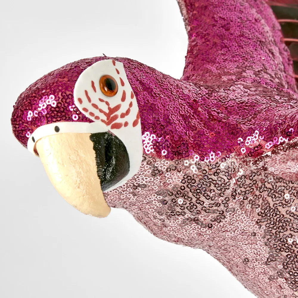 Donna!! Large Sequin Parrot - Pink