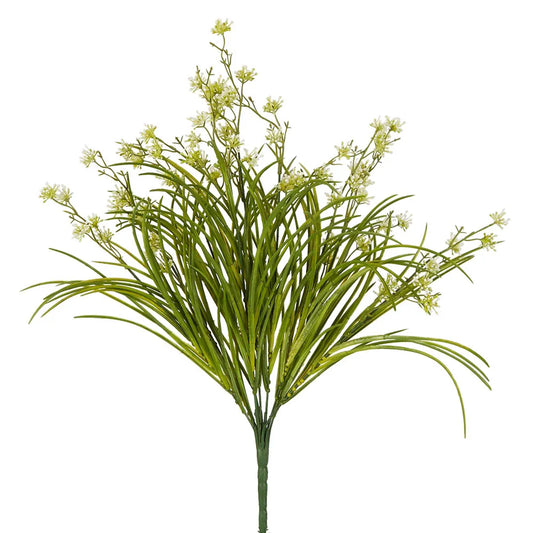 Astible Grass Bush White 52cm - Florabelle Living