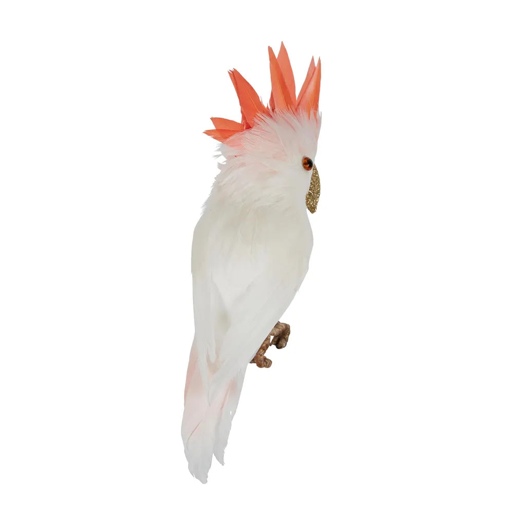 Small Galah Christmas Decoration - White