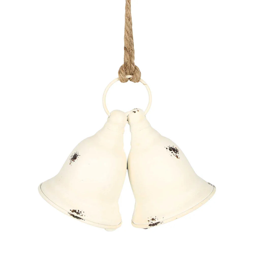 Aksur Hanging Christmas Bells - White