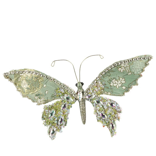 Clip-On Madame Butterfly Christmas Decoration