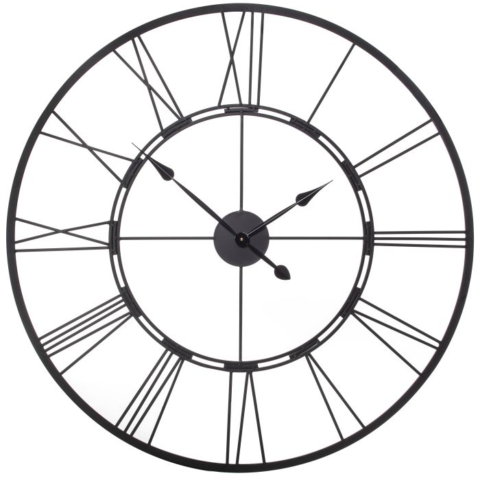 Frame Clock Black 101cm - Amalfi Homewares