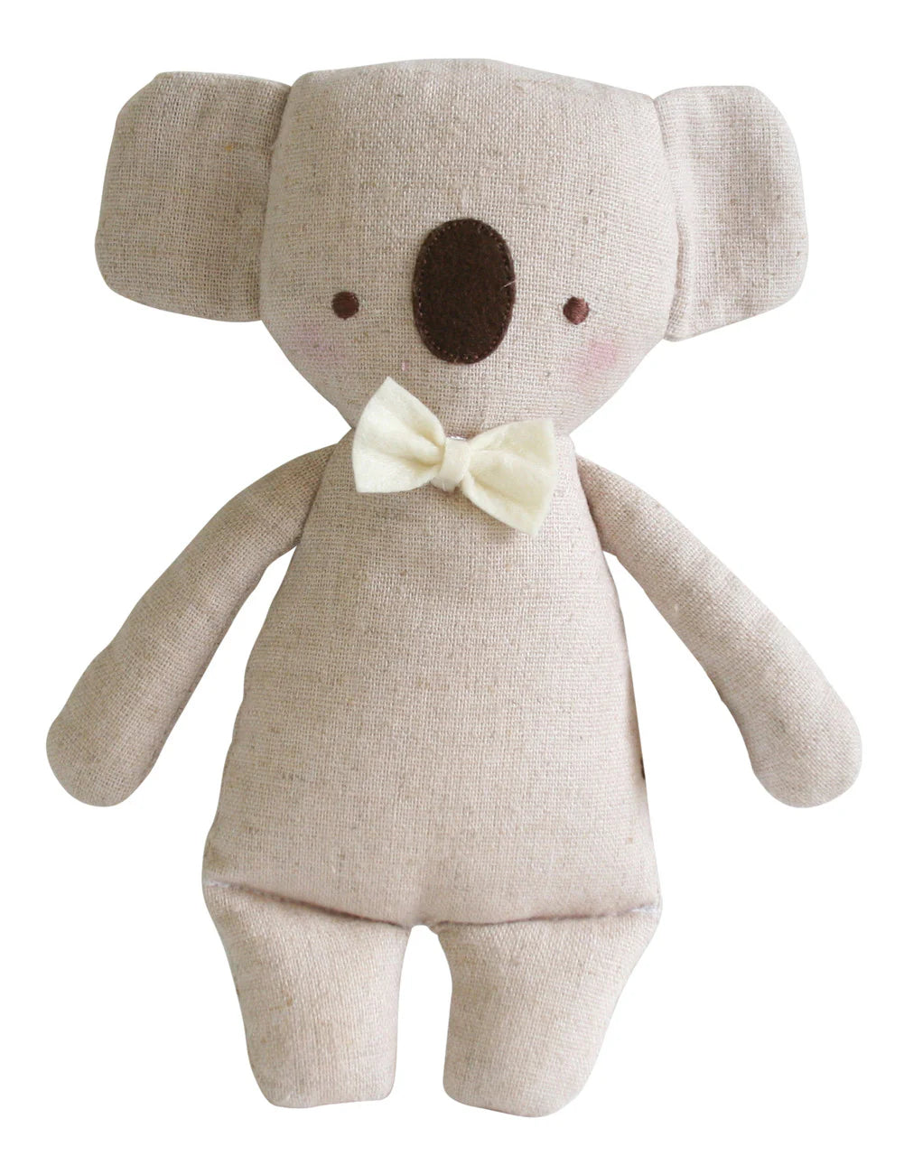 Linen Mini Rattle 18cm Koala - Deb's Hidden Treasures