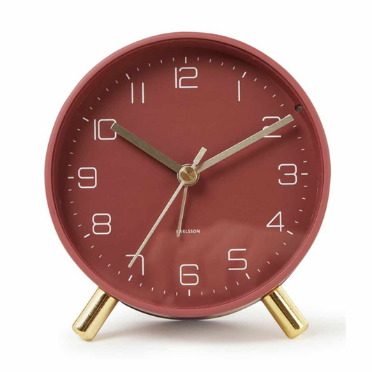 Lofty Alarm Clock - Warm Red - Deb's Hidden Treasures