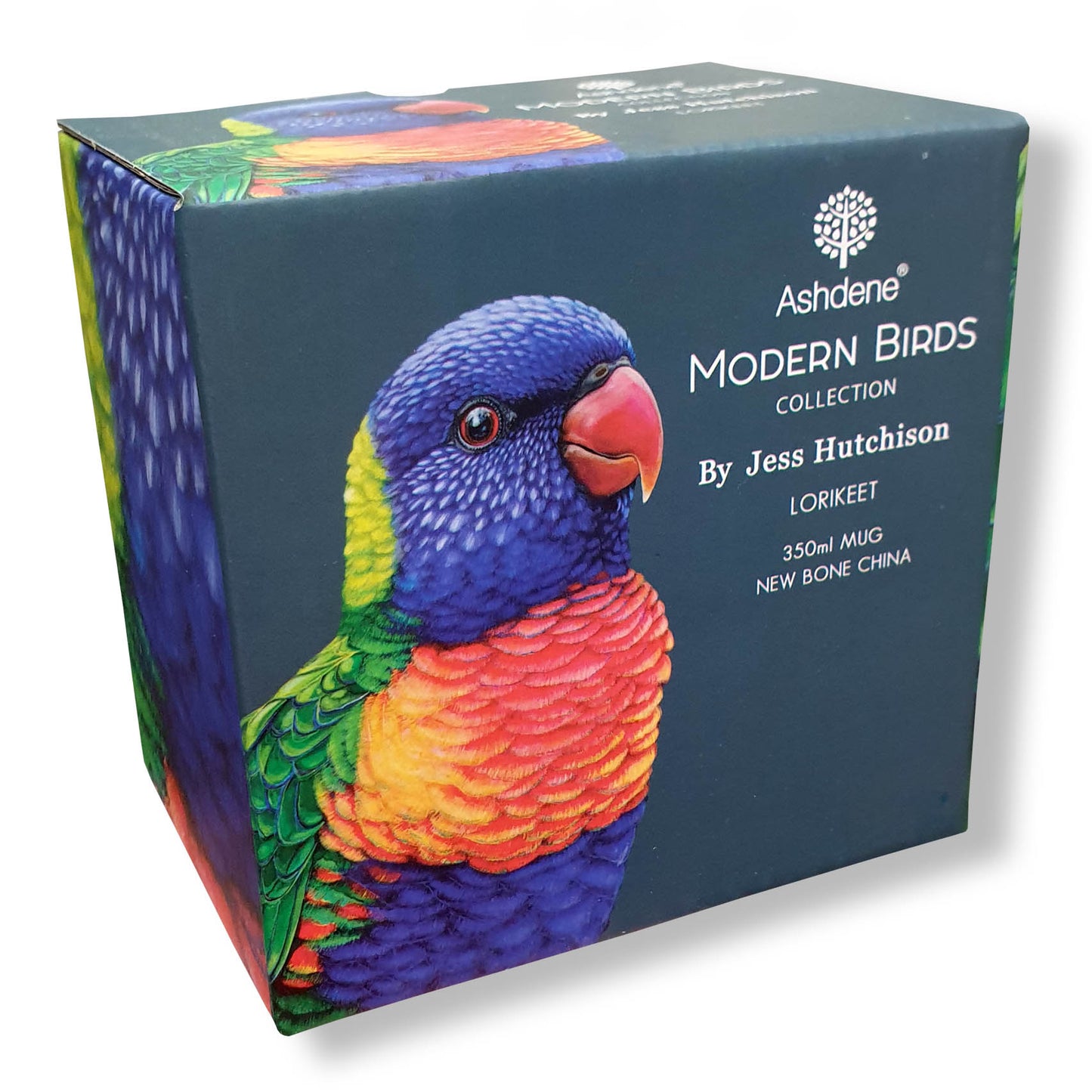 Modern Birds Rainbow Lorrikeet Mug - Deb's Hidden Treasures