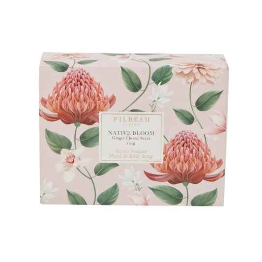Native Bloom Scented Soap Gift Set of 2 - Pilbeam Living
