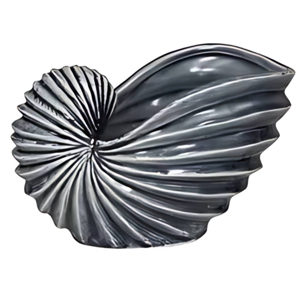 Nautilus Ceramic Shell Sculpture | Deb's Hidden Treasures