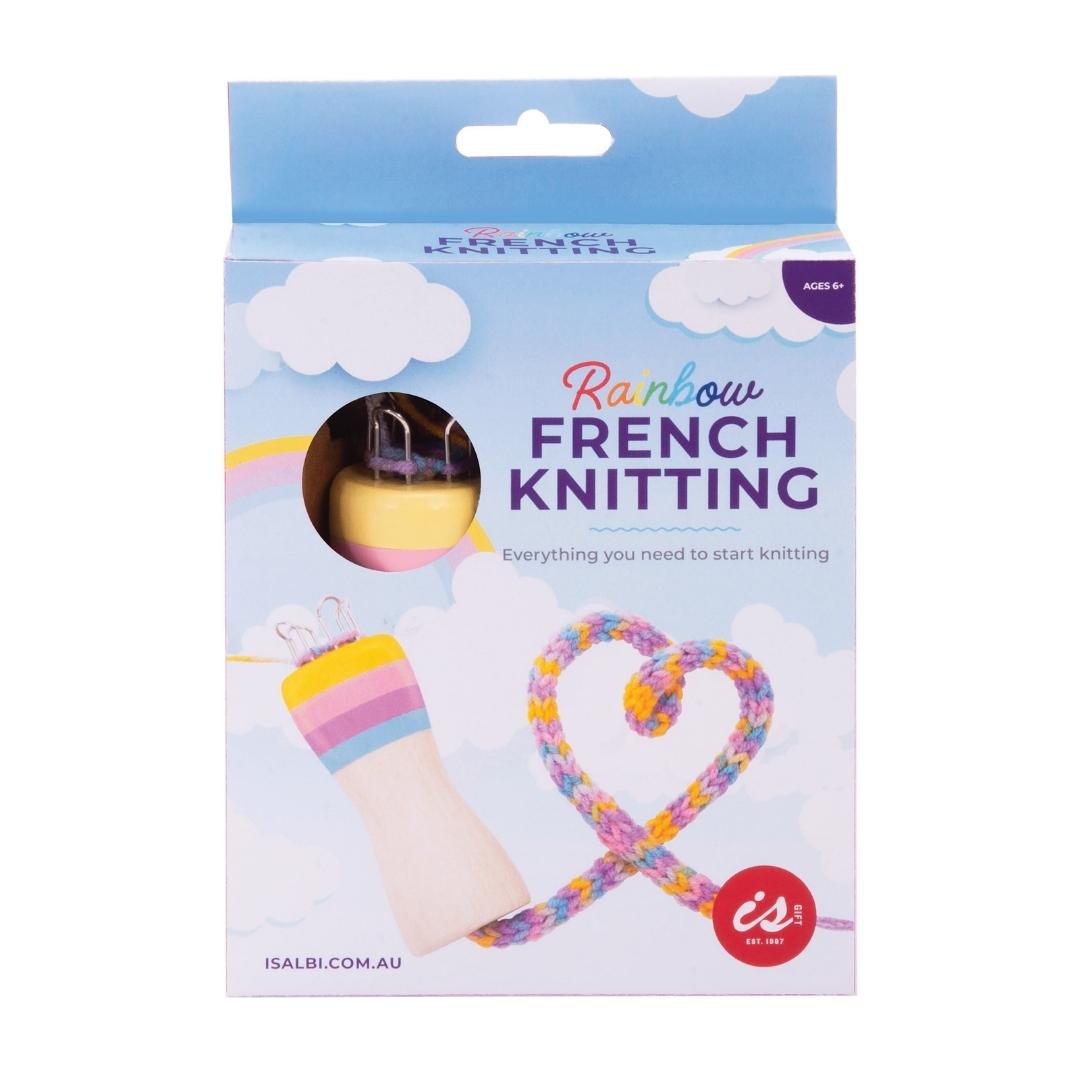 Rainbow French Knitting - Deb's Hidden Treasures