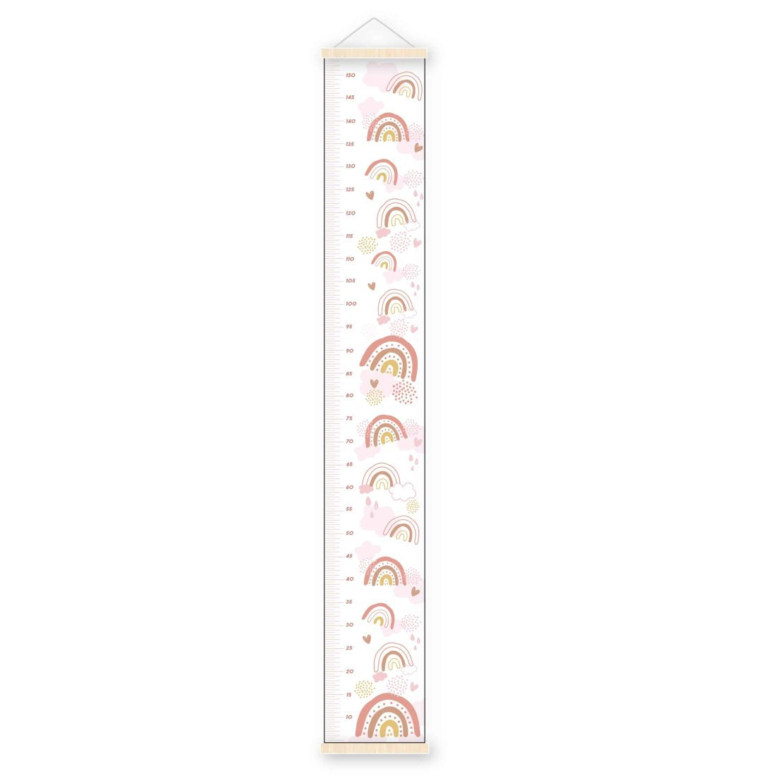 Rainbow Printed Canvas 150cm Height Chart - Deb's Hidden Treasures