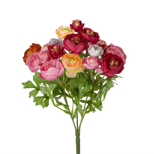 Ranunculus Bouquet Fuchsia 28cm - Florabelle Living