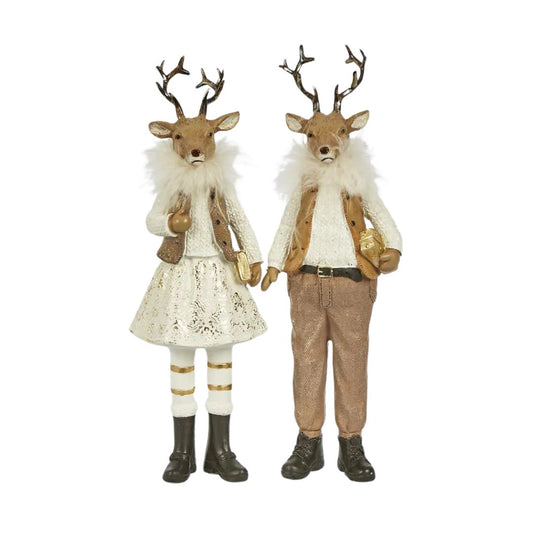 Reg & Jen Christmas Deer - Set of 2