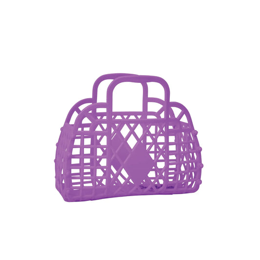 Retro Basket Mini - Purple - Deb's Hidden Treasures