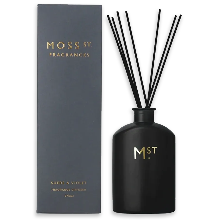 Suede & Violet Scented Diffuser - Deb's Hidden Treasures