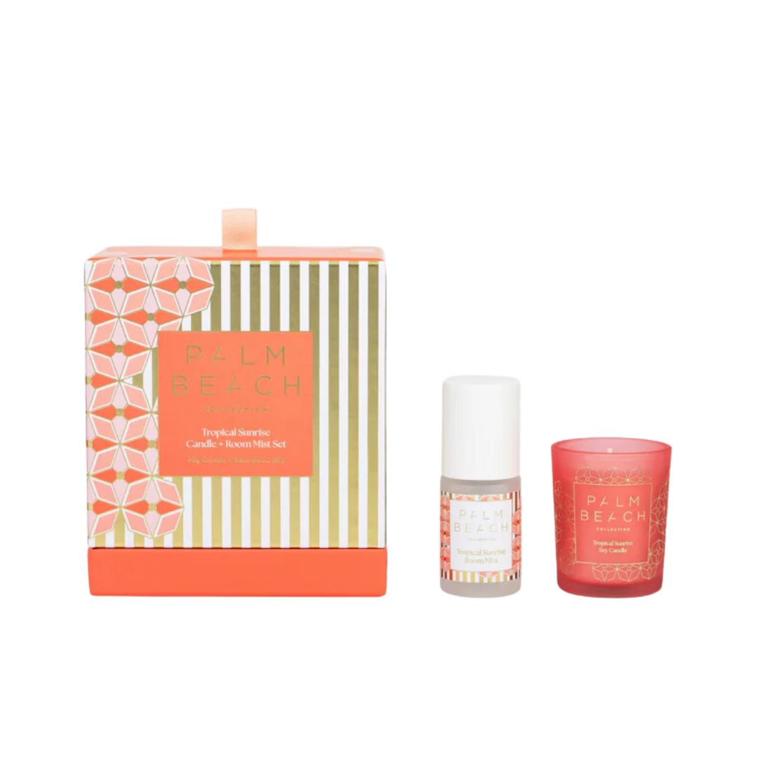 Tropical Sunrise Mini Candle & Room Mist Set